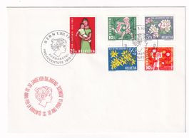 1962 Satz FDC Pro Juventute