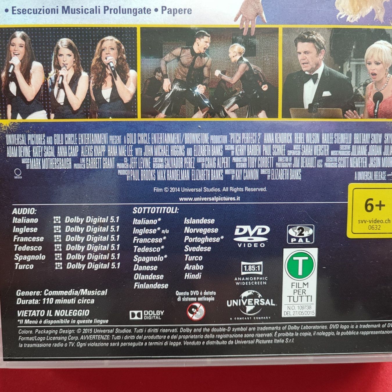 Alle DVDs: Pitch Perfect 2 - (ITALIANO) – Gebraucht aus Dübendorf von kb86_MOVIE 2