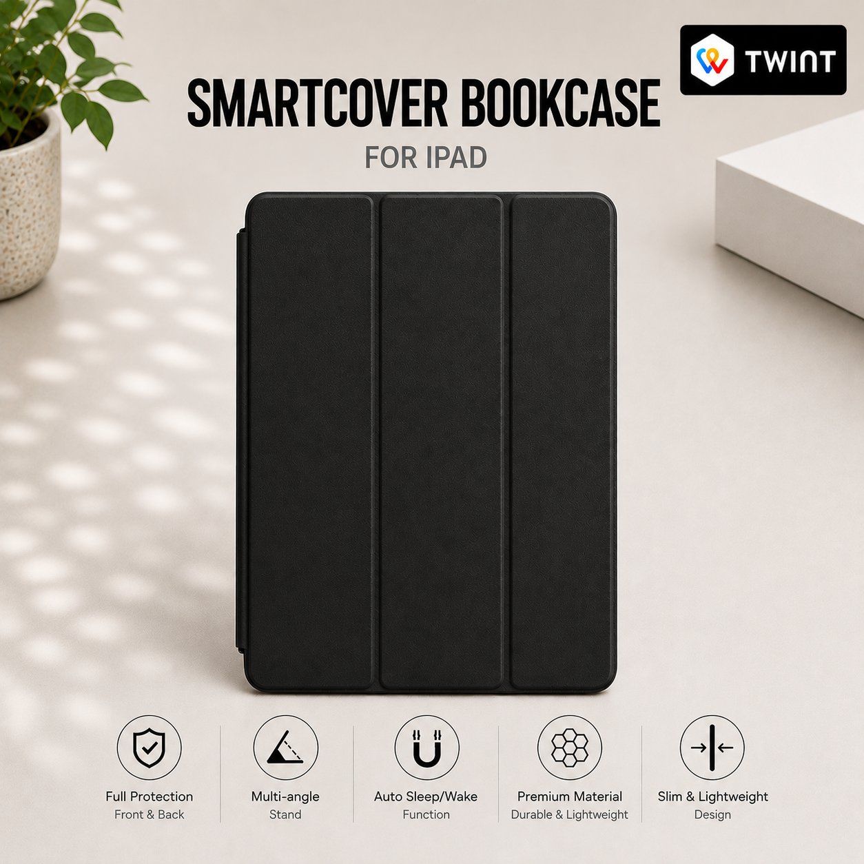 Covers & Borse: Smart Folio Bookcase für iPad Pro 11" 2024 – Nuovo e nell'imballaggio originale da Luzern venduto da MobiStore11