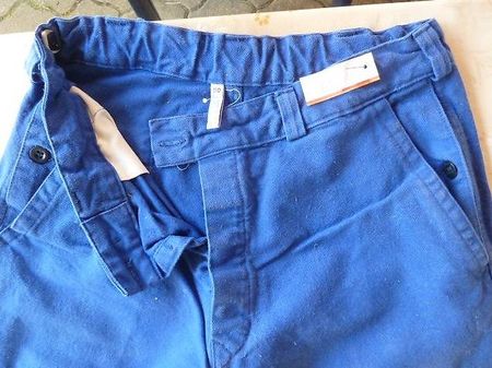 blaue Überhose Lutteurs 100% BW Gr. 50