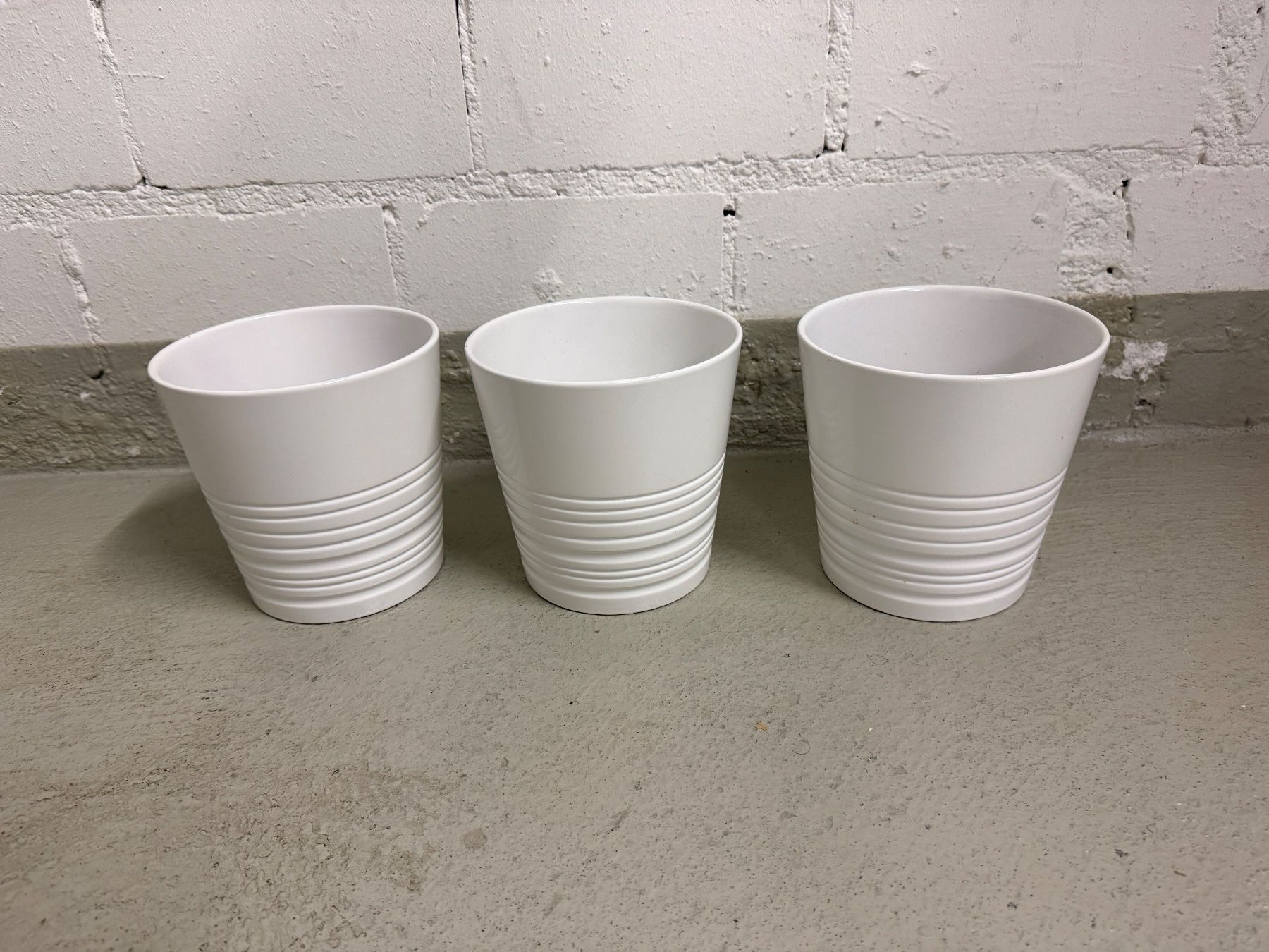 3x Gross IKEA Weiss Blumentopf (Gebraucht) in Horgen fr CHF 5  mit  Lieferung auf Ricardo kaufen