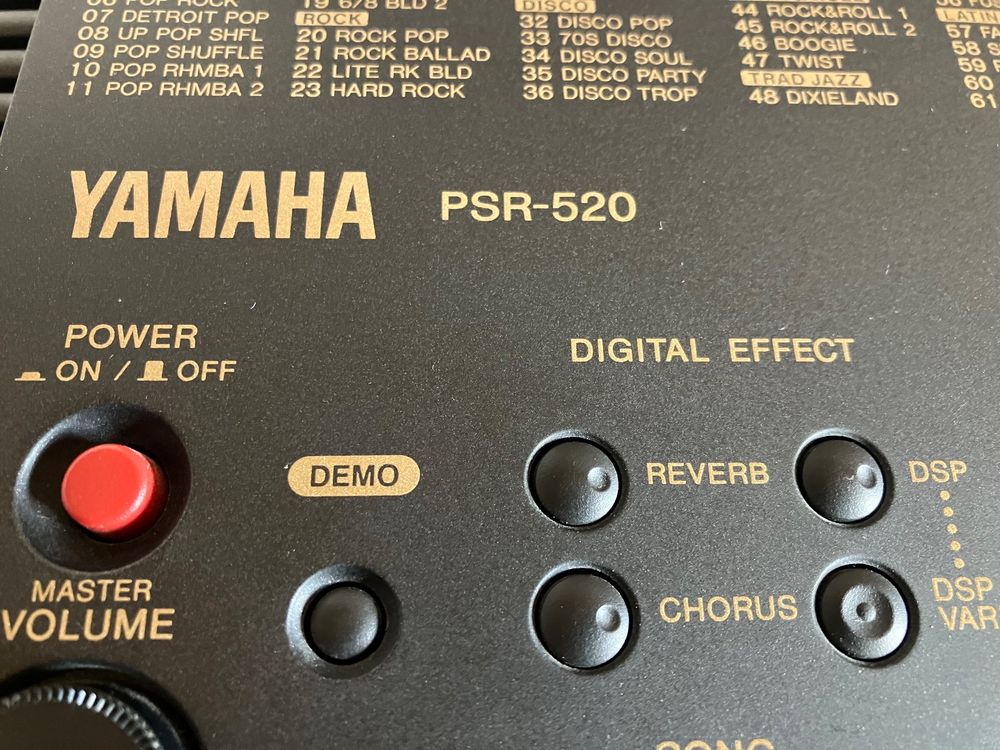 Keyboard Yamaha PSR 520 (Gebraucht) in Lichtensteig für CHF 150 – nur ...