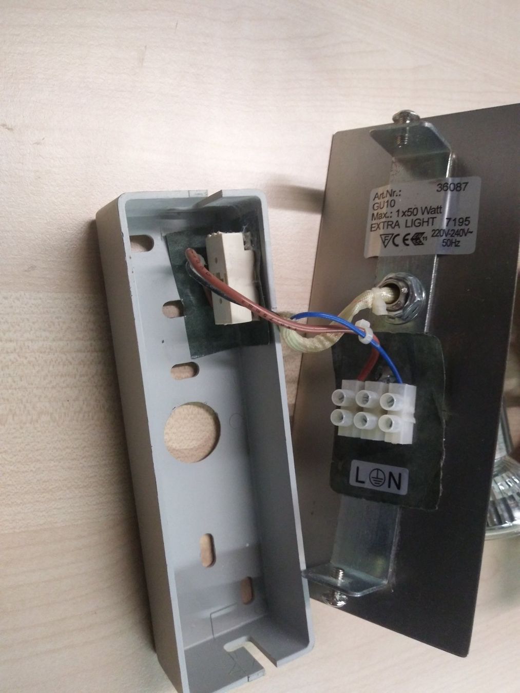 Lampade: Wandlampen mit Schalter, 2 Stk – Usato da Zollbrück venduto da AnKaPro 3