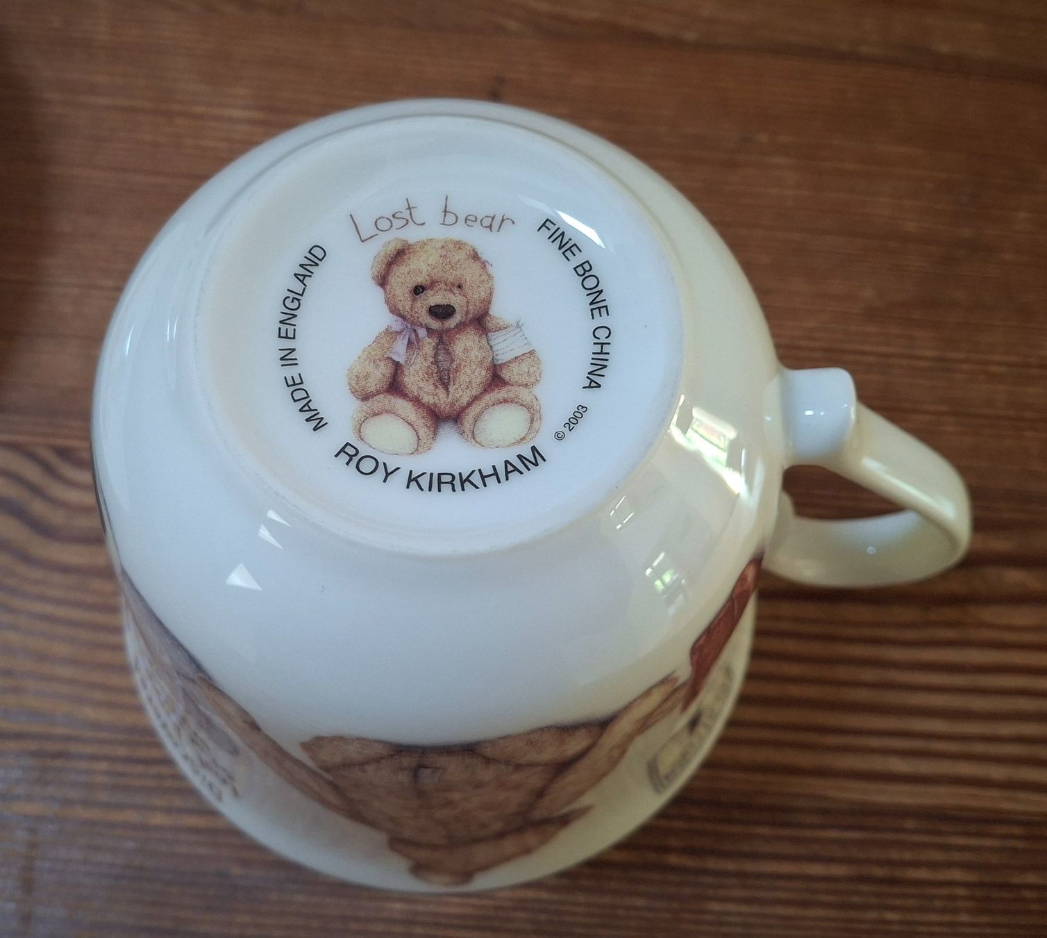 Tassen: Roy Kirkham Fine Bone China  "Lost Bear" Tasse + Unterteller – Neu (gemäss Beschreibung) aus Rain von barney03 5