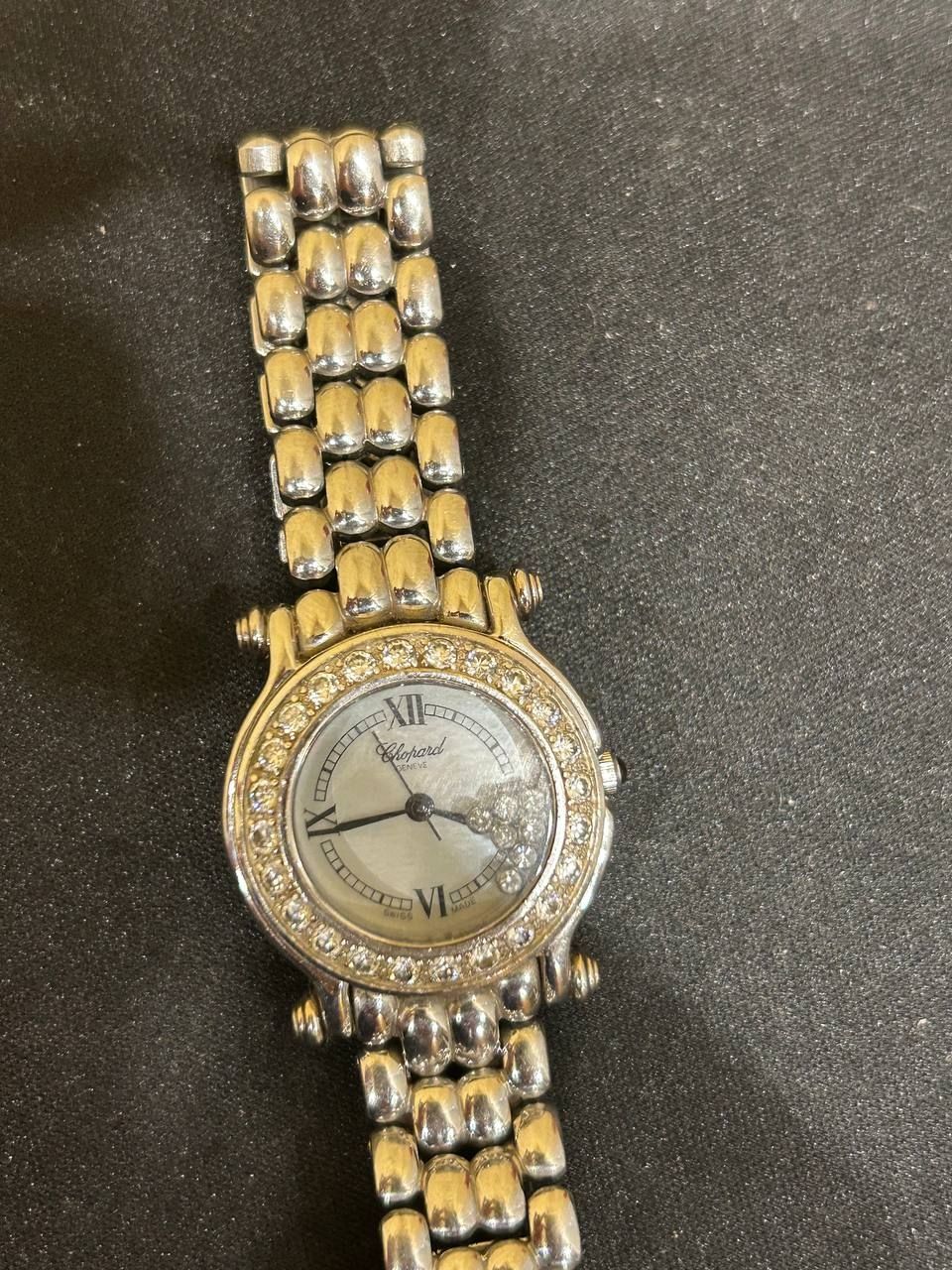 Chopard Uhren: Chopard Happy Diamonds Watch - Diamond Bezel - Silver - 40 c – Gebraucht aus Fraubrunnen von mar_qc8n 2
