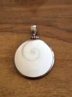 XXL Meeres Schnecke Silber 925 Anhänger Shiva Auge NEU