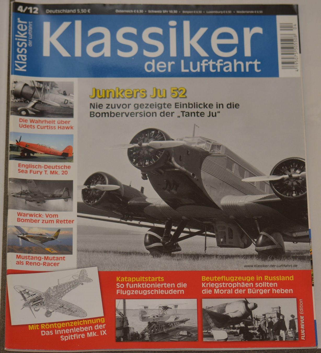Bücher: Klassiker der Luftfahrt Nr.4-2012 – Gebraucht aus Basel von Dogana