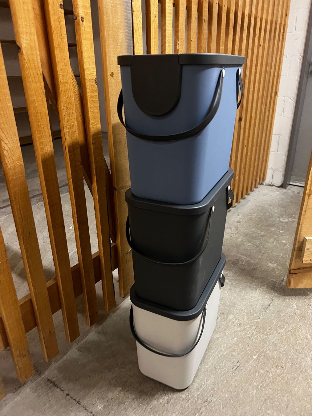 Rotho Abfalleimer: Rotho Albula-Set Recycling Müllsystem – Gebraucht aus Zürich von gen_vlb7