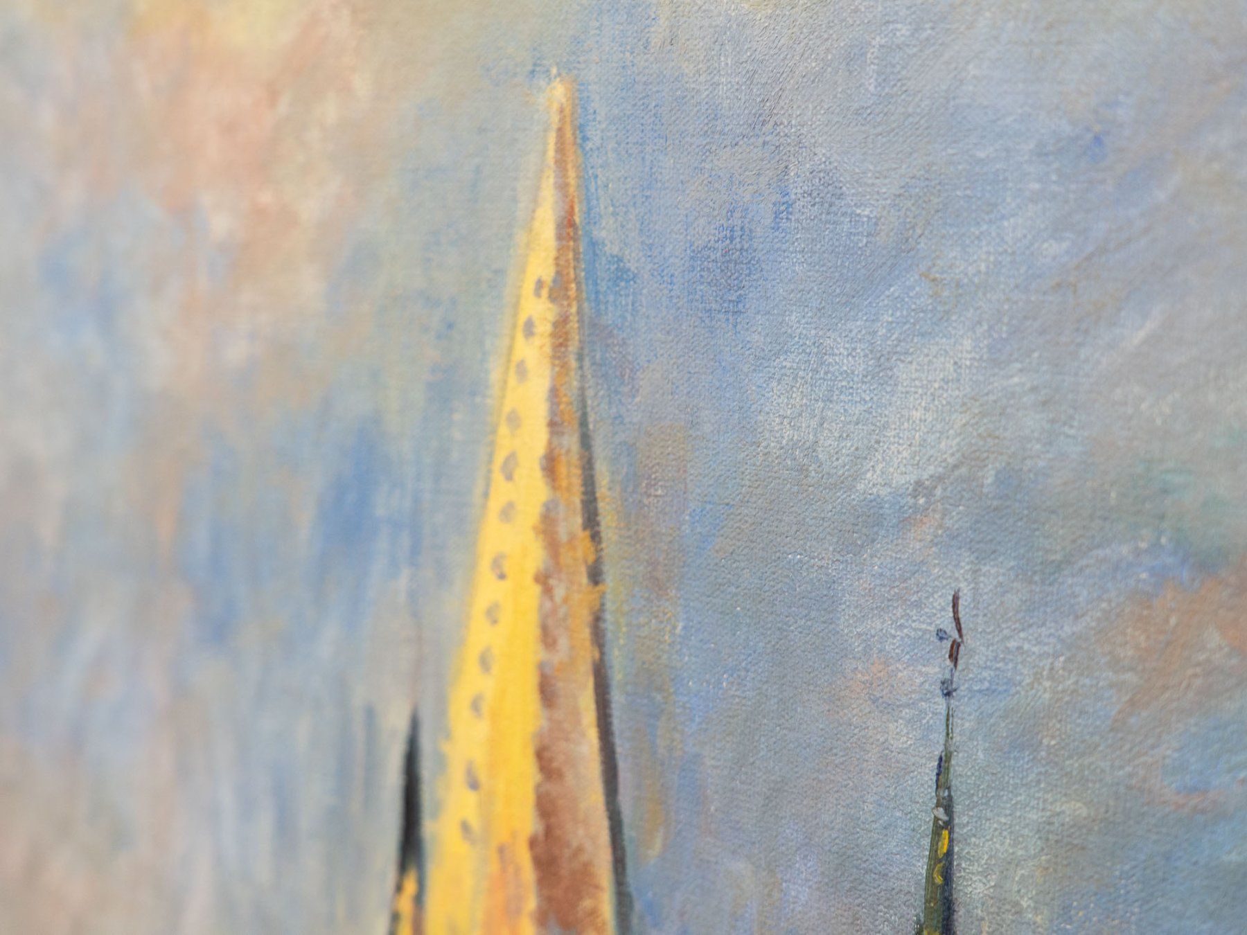 Dipinti: Acryl auf Leinwand, Parlament Budapest - gross - Ref. 07/05 – Usato da Au ZH venduto da BrockiAu 7
