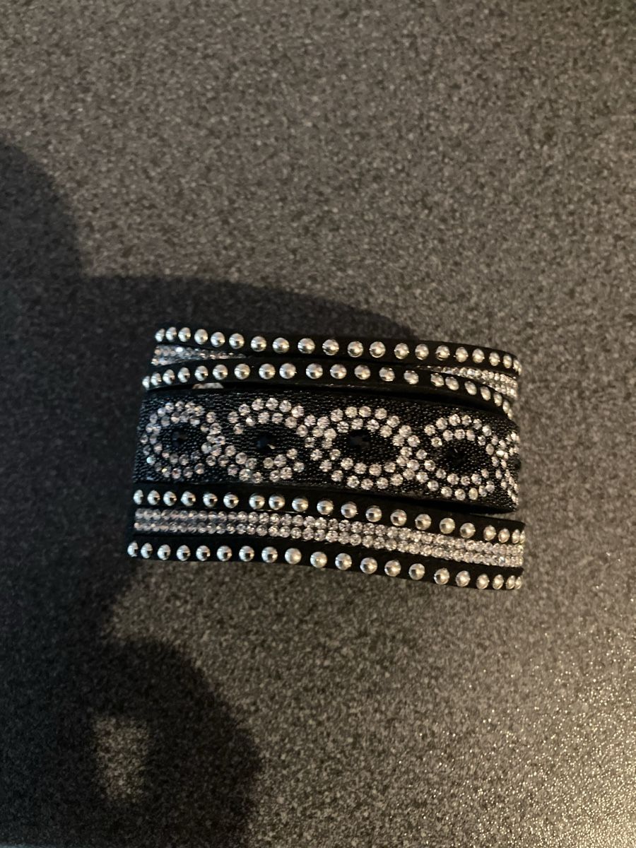 Bracciali & Braccialetti: Bracelet Manchette Noir – Nuovo (secondo la descrizione) da Plan-les-Ouates venduto da Namorona 2