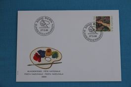 PTT, FDC, Pro Patria,  27.5.1986