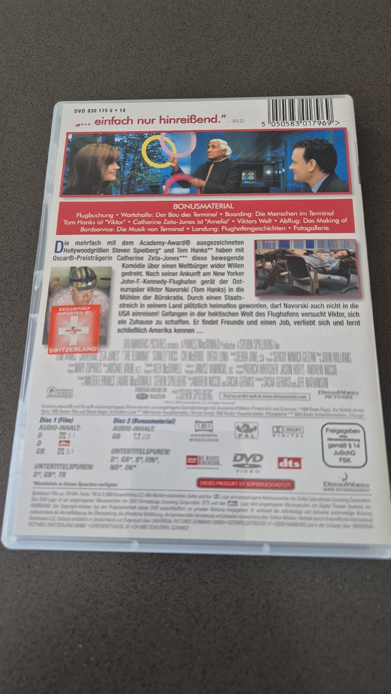 Tutti i DVDs: DVD: Terminal 2-Disc Special Edition Tom Hanks – Usato da Auw venduto da Goldflimmer 1