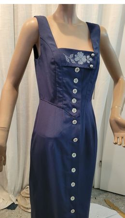 ISOLA Austria Trachtenkleid Blau Gr. 34 – Neu