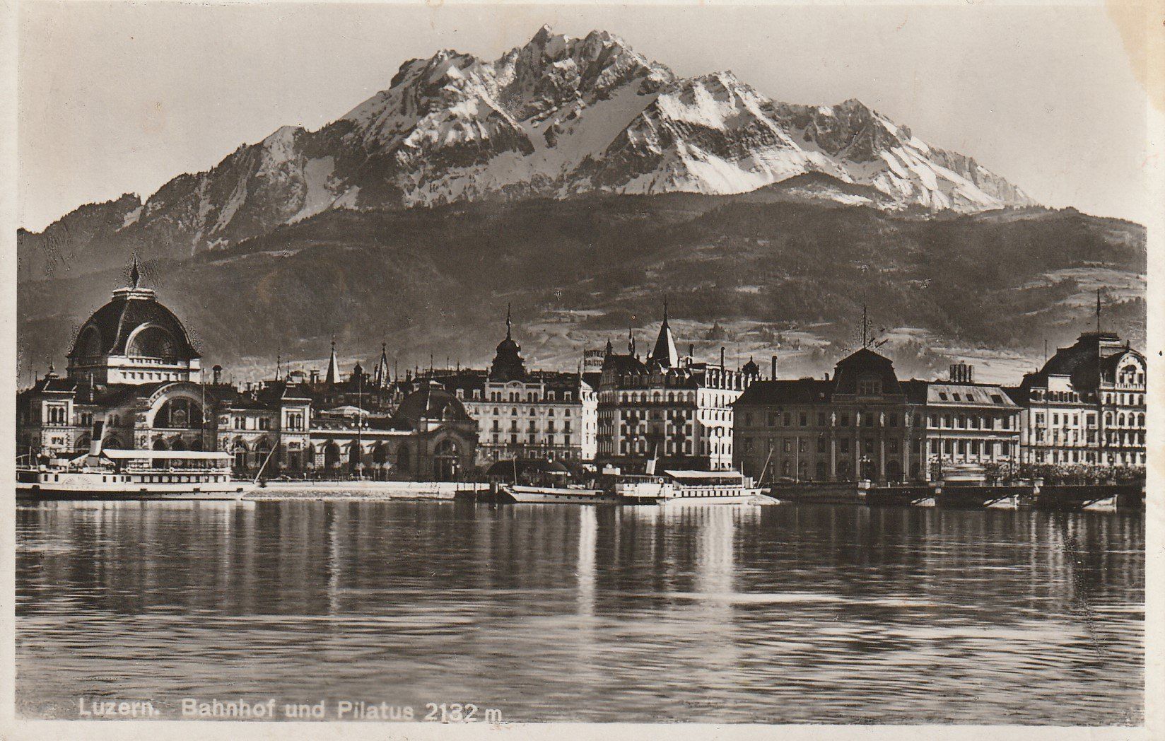 Ansichtskarten: AK Luzern - gel. 10.6.1938 – Gebraucht aus Fribourg von schnalla92