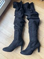 Élégantes bottes hautes  noir, parfait état