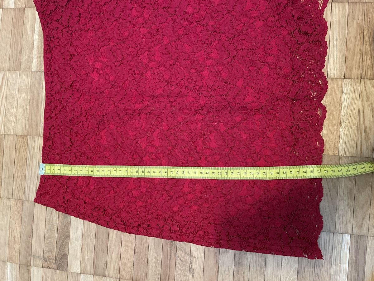 Gonne: Camaieu Skirt, red lace, size 38 – Nuovo (secondo la descrizione) da Neuchatel venduto da shi_9fzw 3
