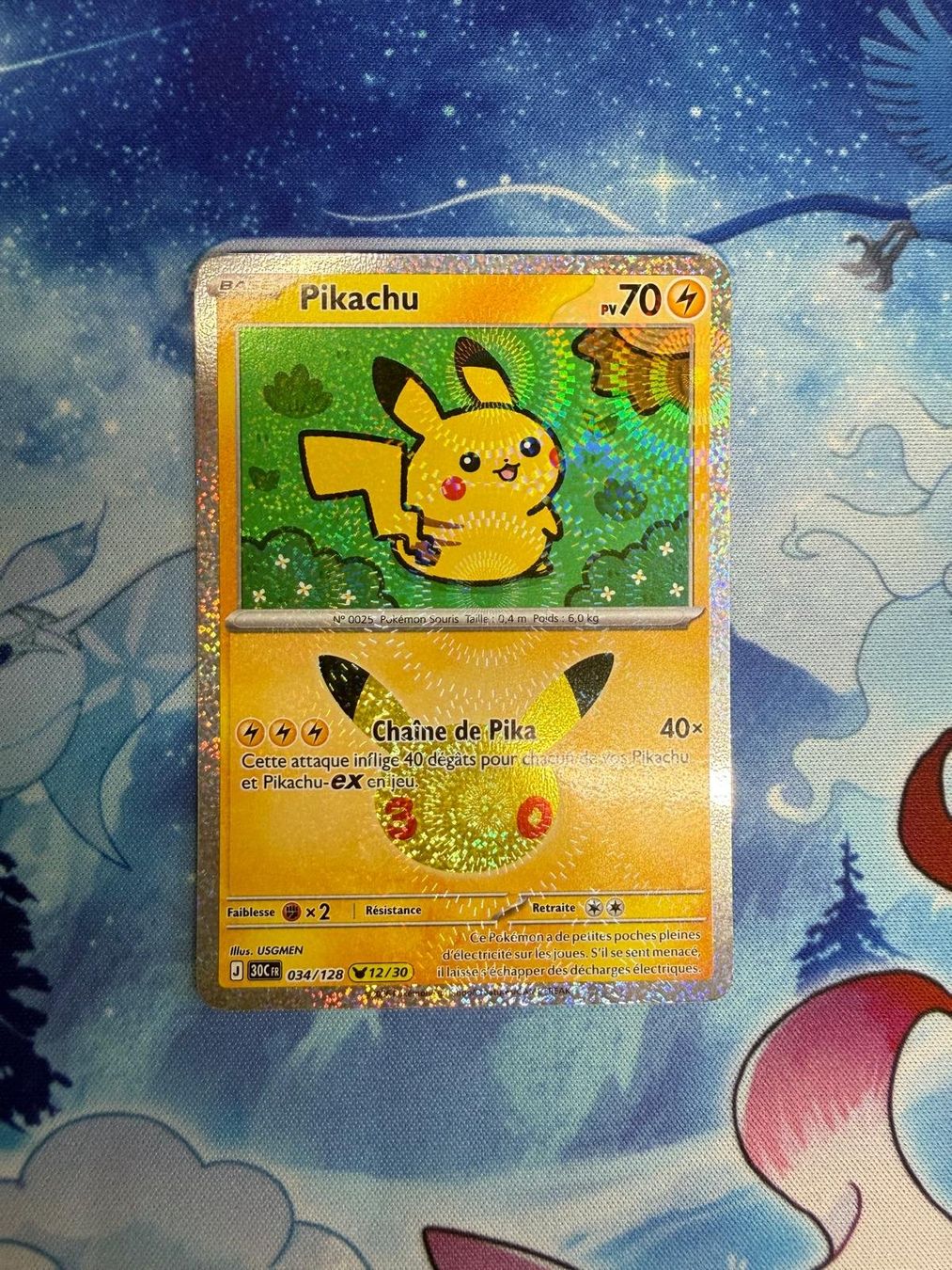Pokémon Carte collezionabili: Pikachu (12/30) - 30C 034 FR – Nuovo (secondo la descrizione) da Courgenay venduto da ScamBoxOff