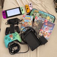 Console Nintendo Switch avec accessoires et jeux inclus
