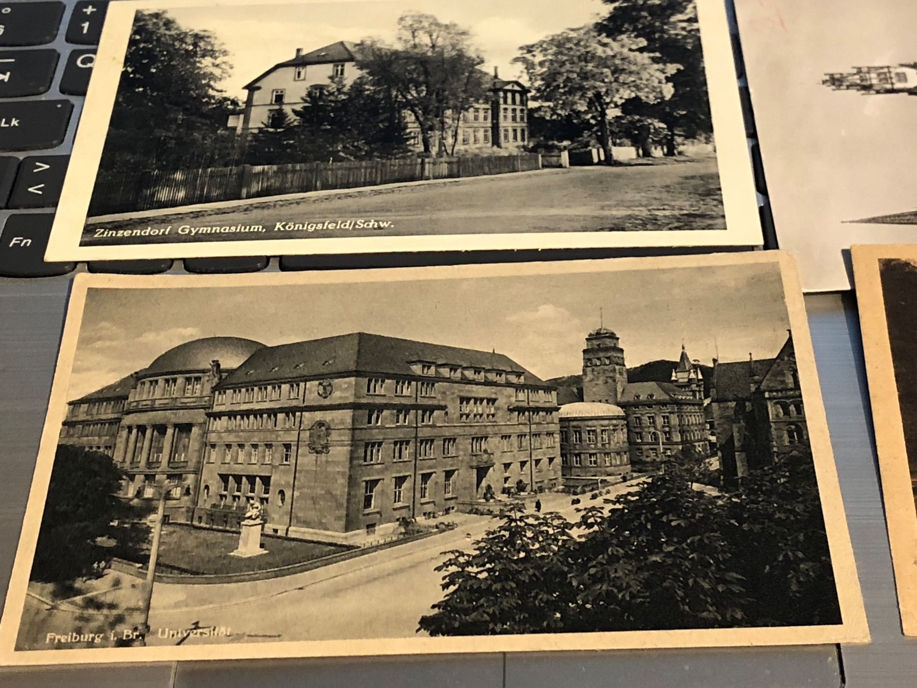 Cartoline postali: Lot mit 6 Ansichtskarten aus BADEN-Württemberg, teure Marken – Usato da Lufingen venduto da Rac0 3