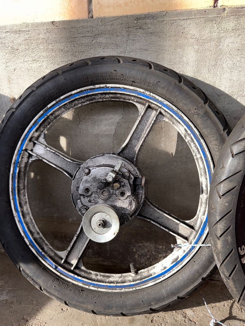 Piaggio Parti ricambio per ciclomotori: Piaggio Ciao Mofa Gussfelgen Radsatz – Difettoso da Fahrni b. Thun venduto da berger_tuning34 2