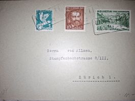 Beleg Uzwil - Zürich / Gefälligkeit?