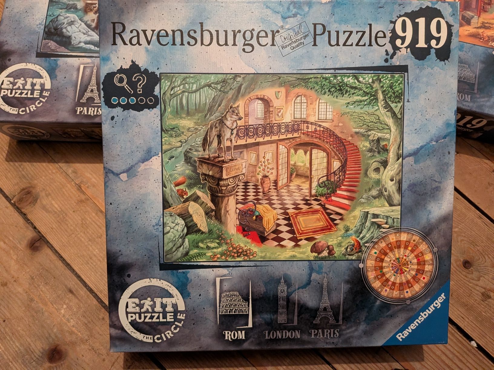 Puzzle: Ravensburger Exit Circle Puzzle Set Rom London Paris 3 Stück – Usato da Uznach venduto da Chalesanda 2