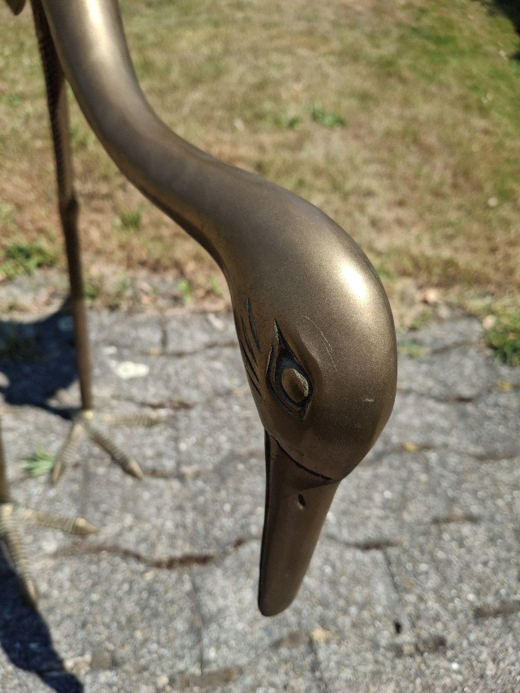 Statuette: Vintage Reiher/Storch Bronze – Usato da Bäriswil BE venduto da vonys 4