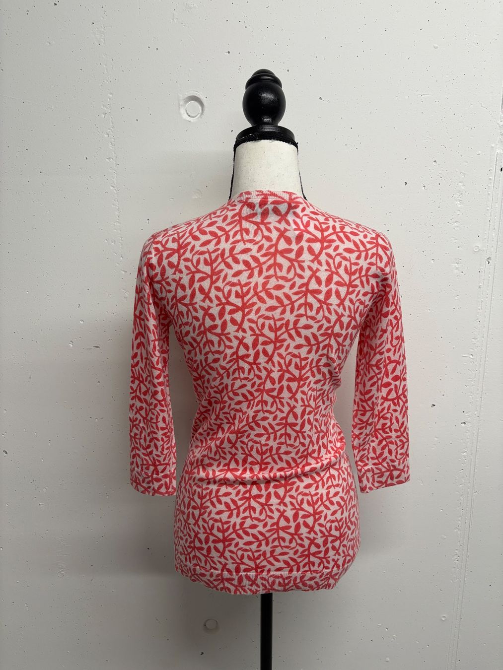Maglioni & Felpe: Leichter FFC Sommer Pullover mit 3/4 Arm Kaschmir rot – Usato da Regensdorf venduto da secondchancefashion 3
