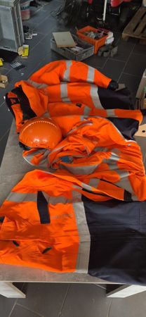 Mascot Arbeitsjacken Orange Dunkelblau Grösse 2XL neuwertig