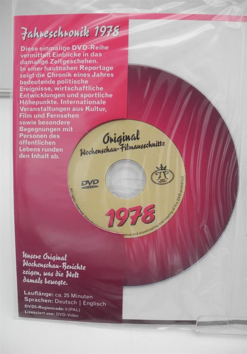 Karten: Geburtstagskarte mit CD, Jahr 1978 – Neu und originalverpackt aus Kottwil von Crazyrolf 1