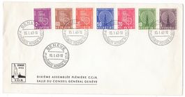 Lettre de Genève, cachet S549 du 15.I.63