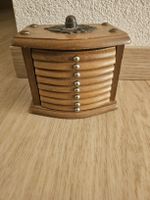 Set dessous de verre vintage en bois avec support