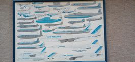 Air France Poster Flugzeuge