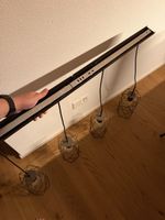 Moderne Deckenlampe mit Käfig-Design, 4-flammig, neuwertig