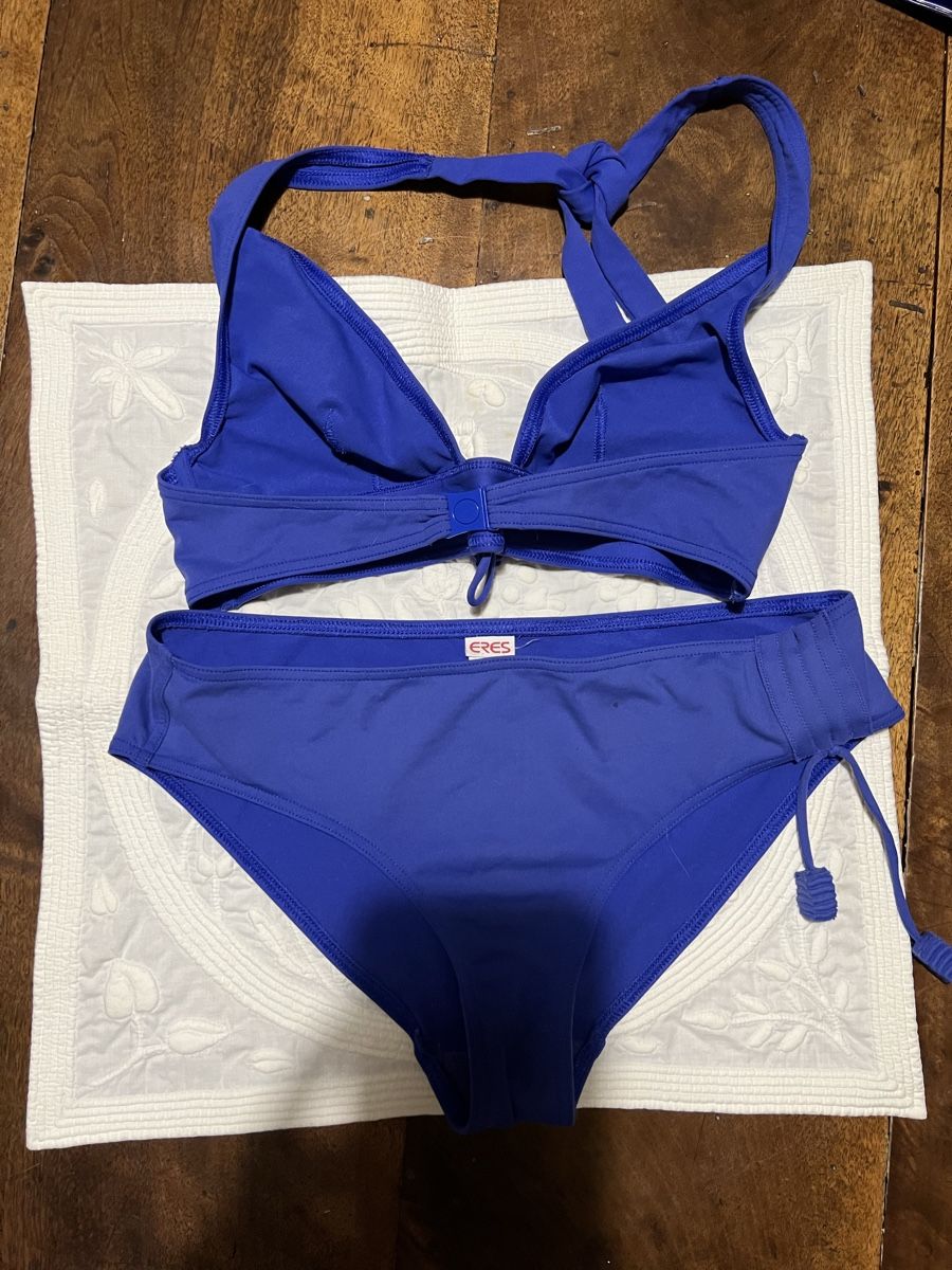 Costumi da bagno & Bikini: Maillot bain eres bleu 40 et pochette – Usato da Corsier GE venduto da Helene2365 1