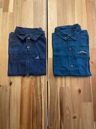 2 chemises manches longues - 104