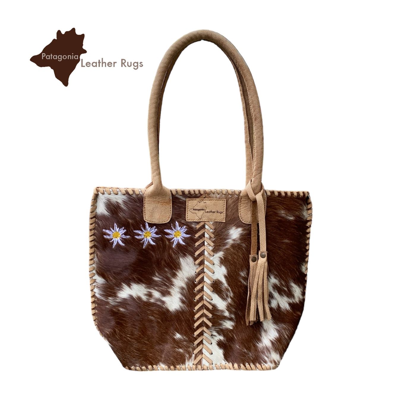 Borse da donna: Handtasche aus echtem Kuhfell Edelweiss – Nuovo e nell'imballaggio originale da Arbedo venduto da patagonialeatherrugs 3