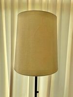 2x grosse Lampenschirme, Stoff creme/beige