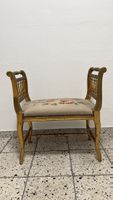 Sitzbank mit Blumenmuster, Vintage Stilmöbel