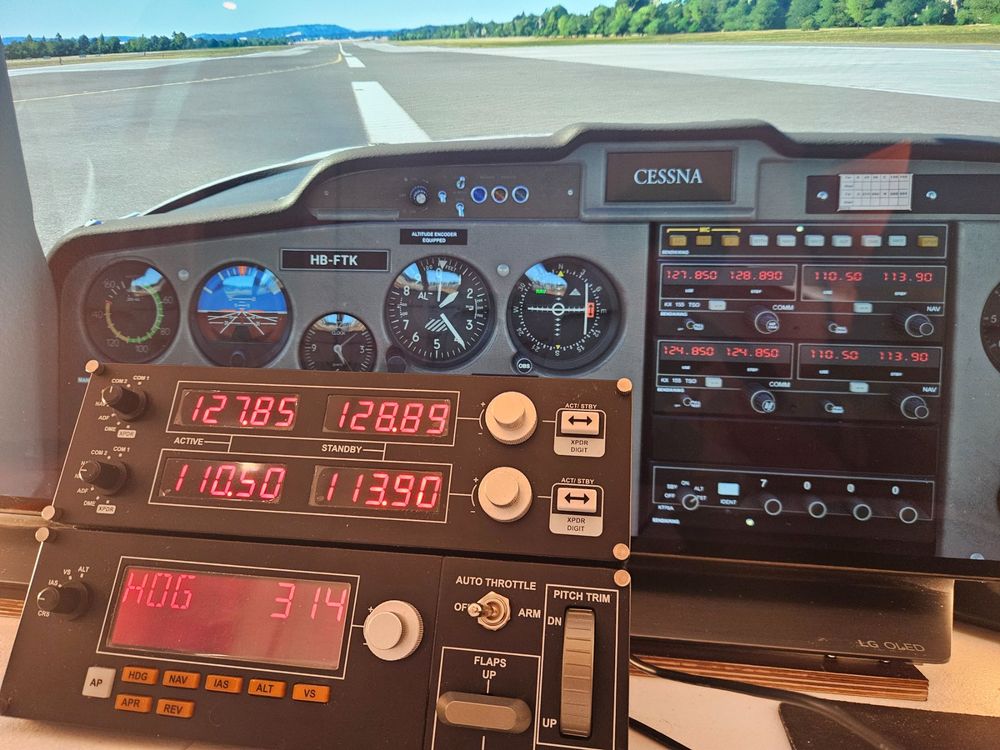 Logitech Saitek Pro Flight Radio Panel & Multi Panel (Kombi) (Gebraucht ...