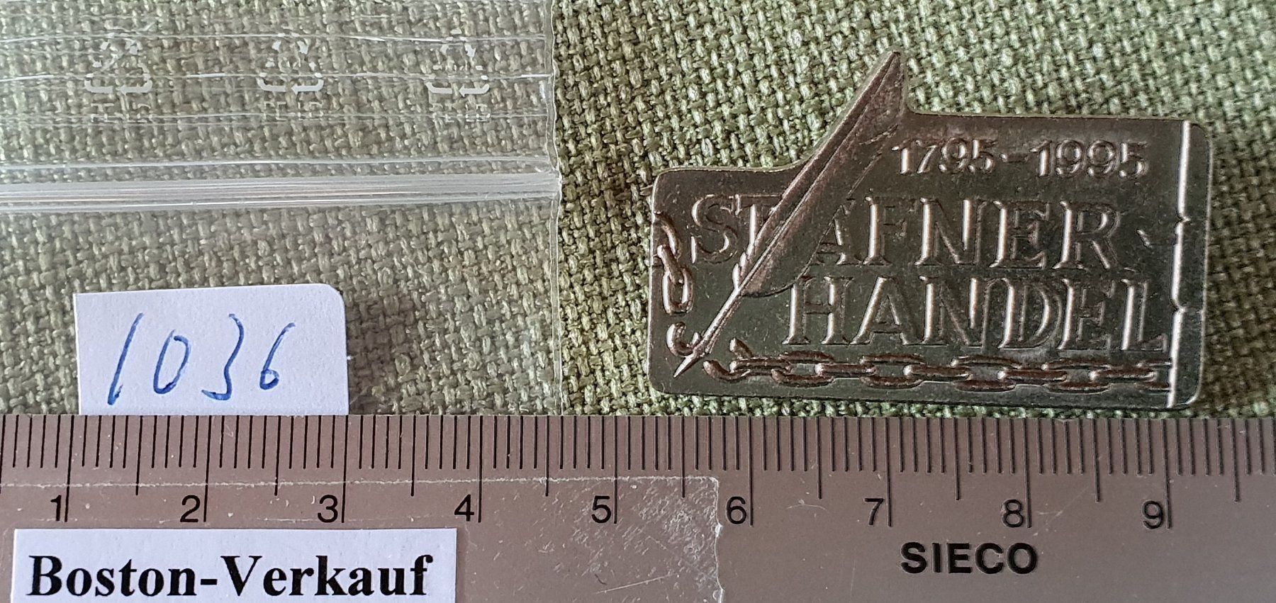 Spille & Fermagli: I036 - Brosche Stäfner Handel Federn 1995 – Usato da Reinach BL venduto da Boston-Verkauf 2