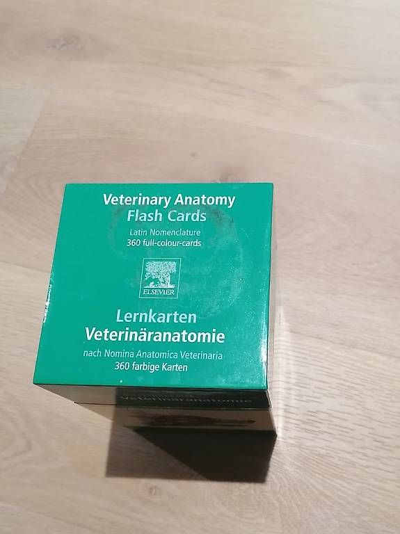Altro materiale scolastico: Lernkarten Veterinäranatomie Elsevier – Usato da Koppigen venduto da san_k8ny 2