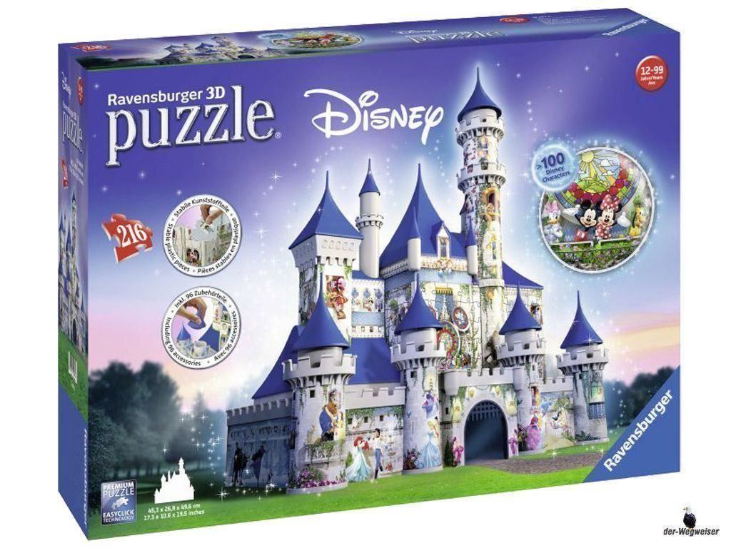Ravensburger Puzzle: 3D Puzzle Disney Schloss 125876 – Nuovo e nell'imballaggio originale da Birsfelden venduto da der-Wegweiser