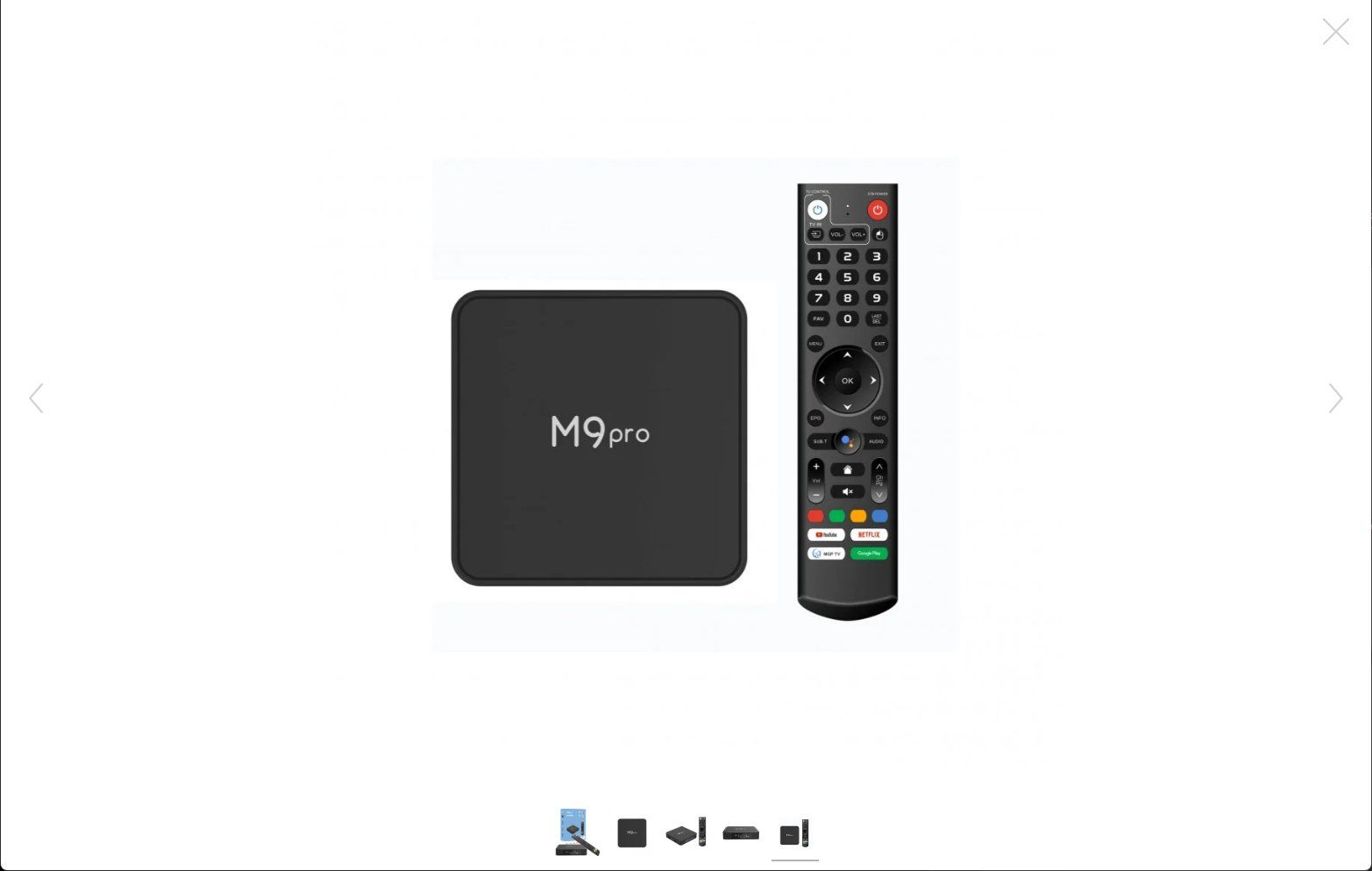 Sistemi audio & multimediali: Boîtier Android TV M9 Pro 4K HDR avec télécommande – Nuovo (secondo la descrizione) da Lausanne venduto da Patrice77 4