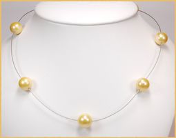 ♛ Kette aus Muschelkernperlen ca. 46cm