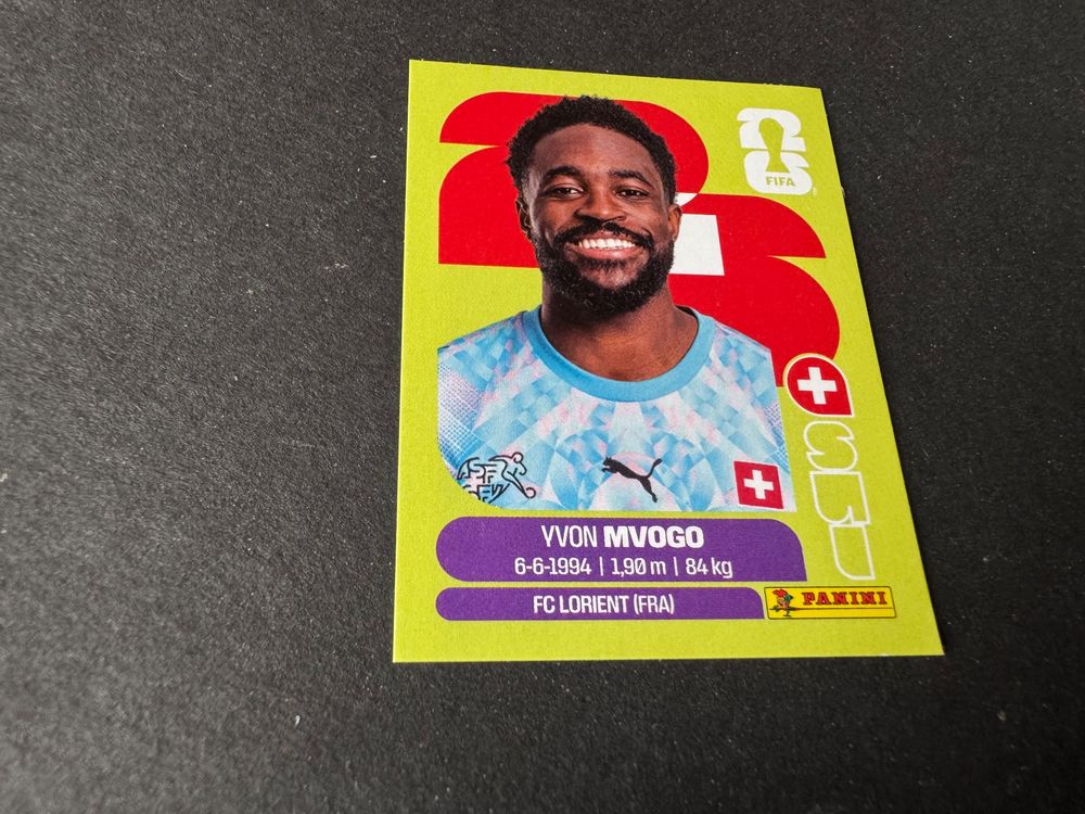 Panini Sticker Fifa WM 2026 Yvon Mvogo Schweiz SUI 3 (Neu (gemäss ...