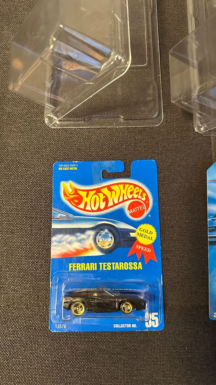 Hot Wheels Modellini d'auto: 4x Hot Wheels Ferrari OVP + Protector – Nuovo (secondo la descrizione) da Basel venduto da Brani91 1