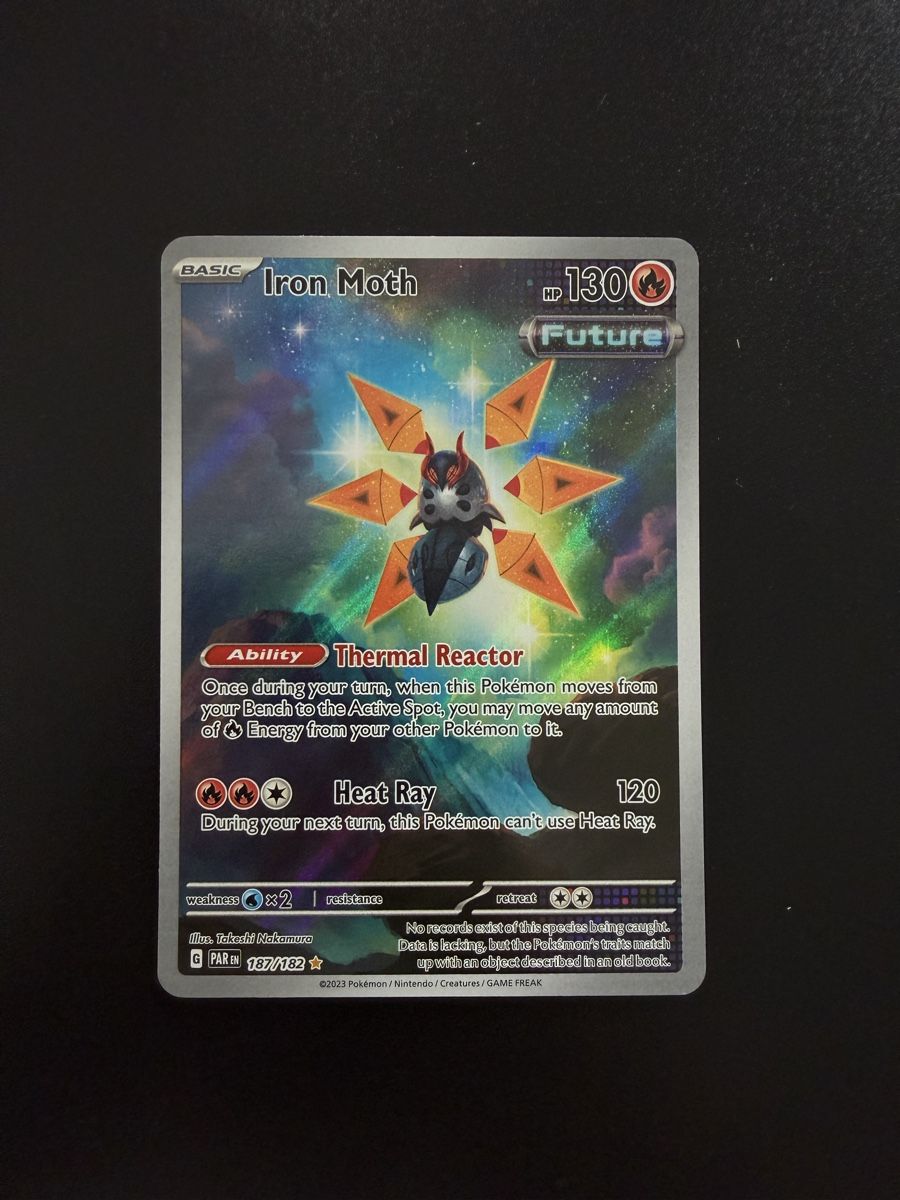 Pokémon Sammelbilder & Trading cards: Pokémon Iron Moth PAR 187/182 EN – Neu (gemäss Beschreibung) aus Cademario von Yleeyle