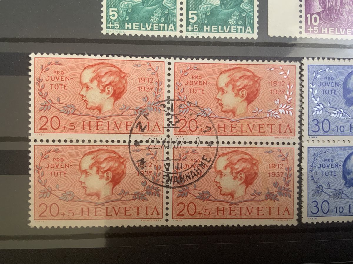 Alle Briefmarken: Juventute Briefmarken – Gebraucht aus Binningen von chr_cr5n 2