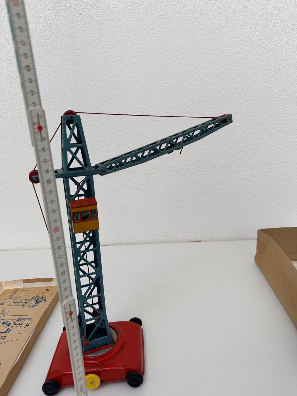 Gru: Blechspielzeug KRAN antik – Nuovo e nell'imballaggio originale da Wettingen venduto da jo_walters 2